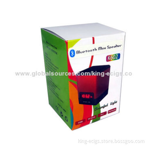 Wholesale Portable Bluetooth USB MP3 Mini Music Speaker with LCD, 3W Output Power